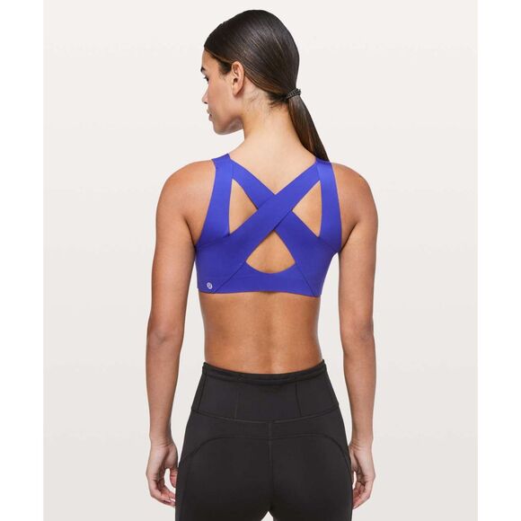 Lululemon Enlite Bra *Zip Front in "Lazurite" Blue 34D - Picture 2 of 8